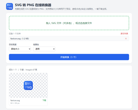 SVG to PNG